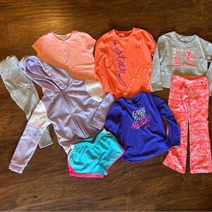 💖 Girls Size 4 Athletic Clothing Lot | Nike, Under Armour, Puma